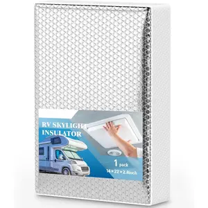 RV Vent Insulator 14"x22"x2.8", RV Skylight Insulator  RV Vent Cover for Inside Camper Shower, Sunroof Vent Pillow Fits Travel Trailer