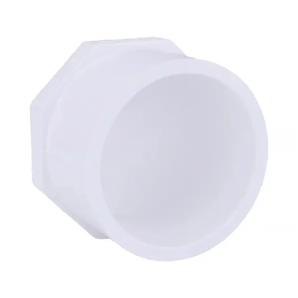 Charlotte Pipe Schedule 40 3/4 in. Spigot X 3/4 in. D Slip PVC Plug – Reliable Plumbing Solution!