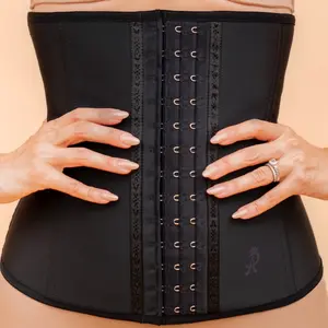 Black Classic Waist Trainer Black Compression Shapewear Women's Underwear