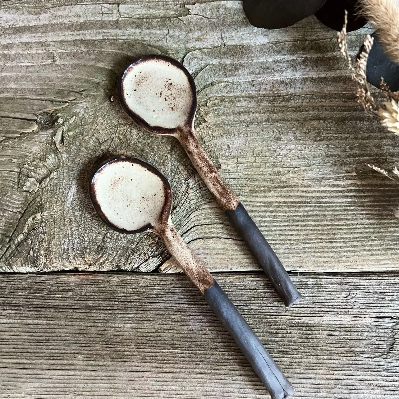Handmade Spoons, Ceramic Spoon, Stirring Spoon, Pottery Spoon Tableware