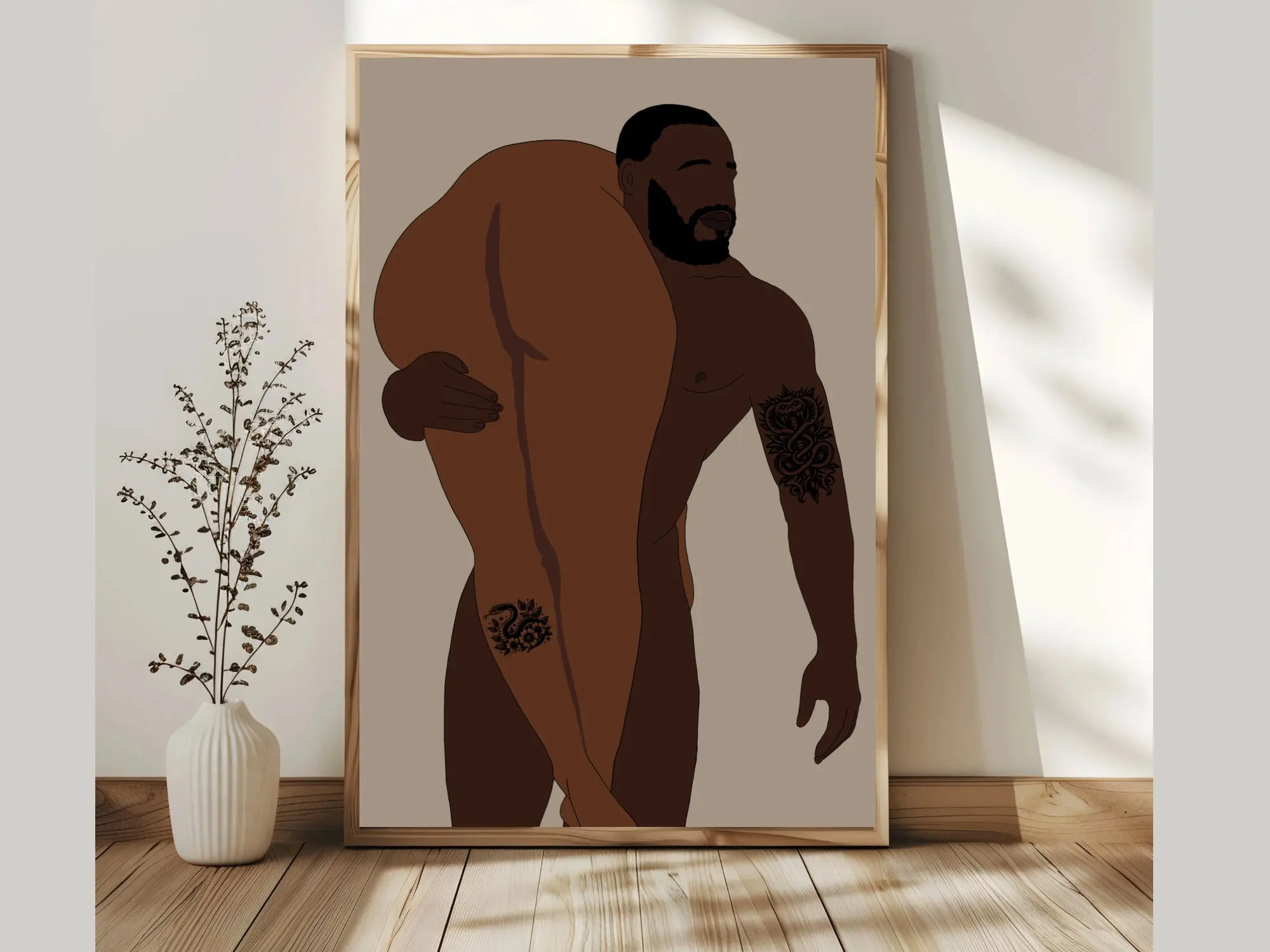 Black Love Couple Wall Art, Black Couples Poster, African Lovely Art, African Wall Art, Black Art Print