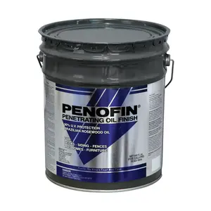 Penofin 1674779 Blue Semi-Transparent Redwood Oil-Based Wood Stain, 5 gal