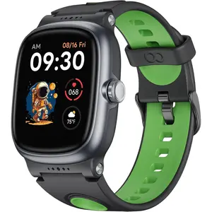 K1 Kids Smartwatch, suitable for kids aged 5-15, no SIM card required, connects to the app's family account via Bluetooth, all-day fitness tracker, 20+ sports modes, IP68 water resistance, and 21+ days of battery life.