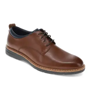 Dockers Mens Damick Dress Casual Lace Up Oxford Shoe, Cognac, Size 8.5