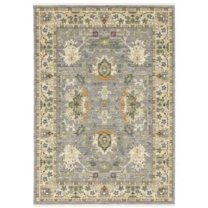 Oriental Weavers Lucca 2063L Grey Multi Traditional Axminster Loomed Rug