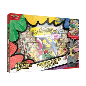 Pokemon TCG Ascended Heroes Premium Poster Collection (STYLES VARY) (MEGA LUCARIO OR MEGA GARDEVOIR)