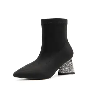 DREAM PAIRS Women's Stylish Suede Block Heel Ankle Footwear - Comfortable Walking Shoe for Summer Vibes