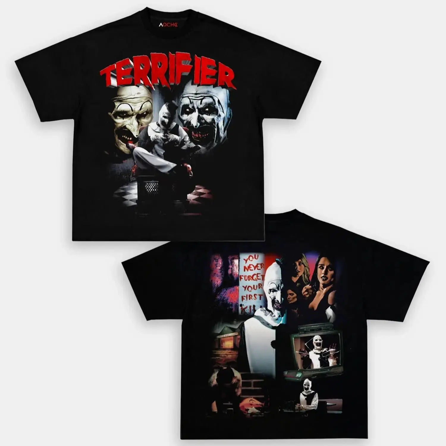 Terrifier Double Sided Shirt, Graphic Tee, Unisex Shirt, Best Gift For Fans