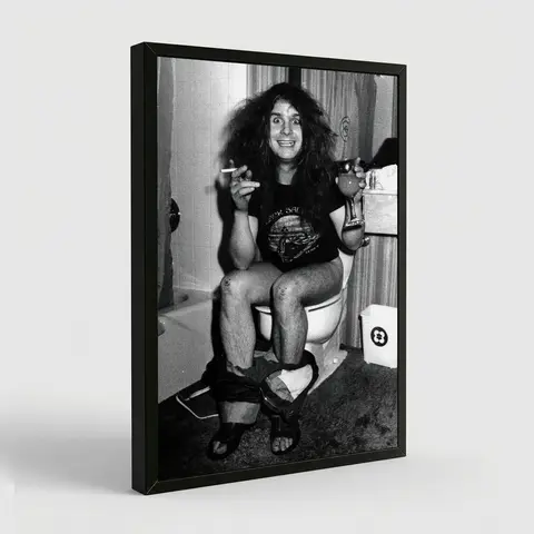 Funny Bathroom Wall Art Poster, Bathroom Art Movie Poster Print, Dumb Movie Wall Art, Funny Wall Decor, Vintage Black & White Poster, Gift for Him