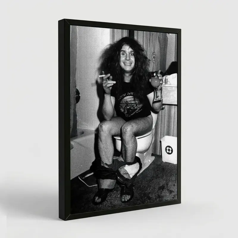 Funny Bathroom Wall Art Poster, Bathroom Art Movie Poster Print, Dumb Movie Wall Art, Funny Wall Decor, Vintage Black & White Poster, Gift for Him