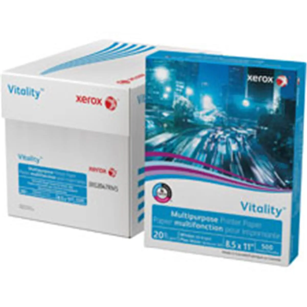 Xerox XER3R02051CT Vitality Multipurpose Printer Paper, White