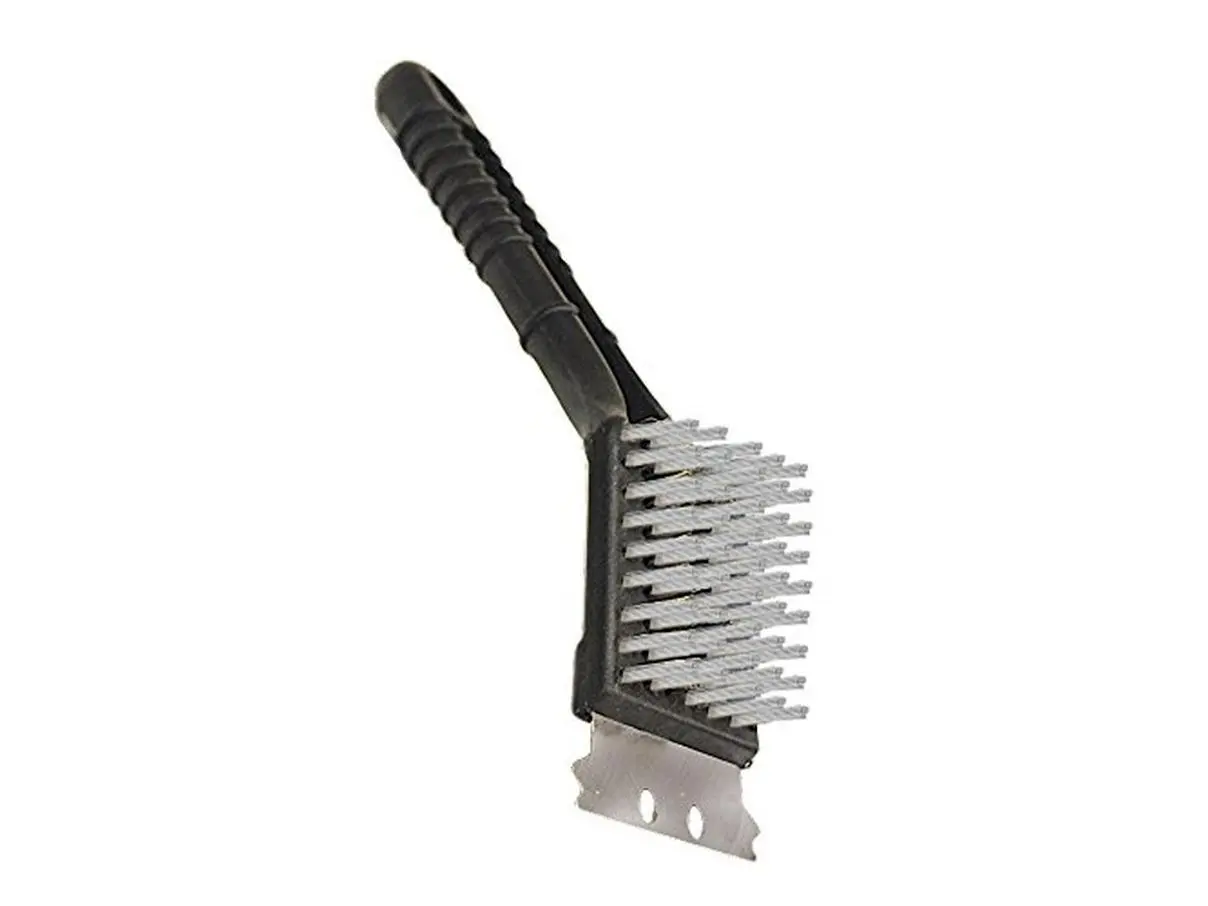 Bbq Grill Brush with Scraper - 8 in.