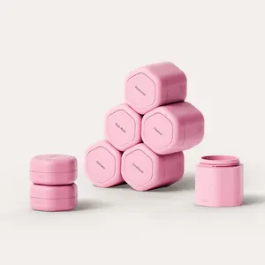 Cadence Core Capsule Travel Set - Travel Container Set of (7) - Leakproof, Magnetic, TSA-compliant