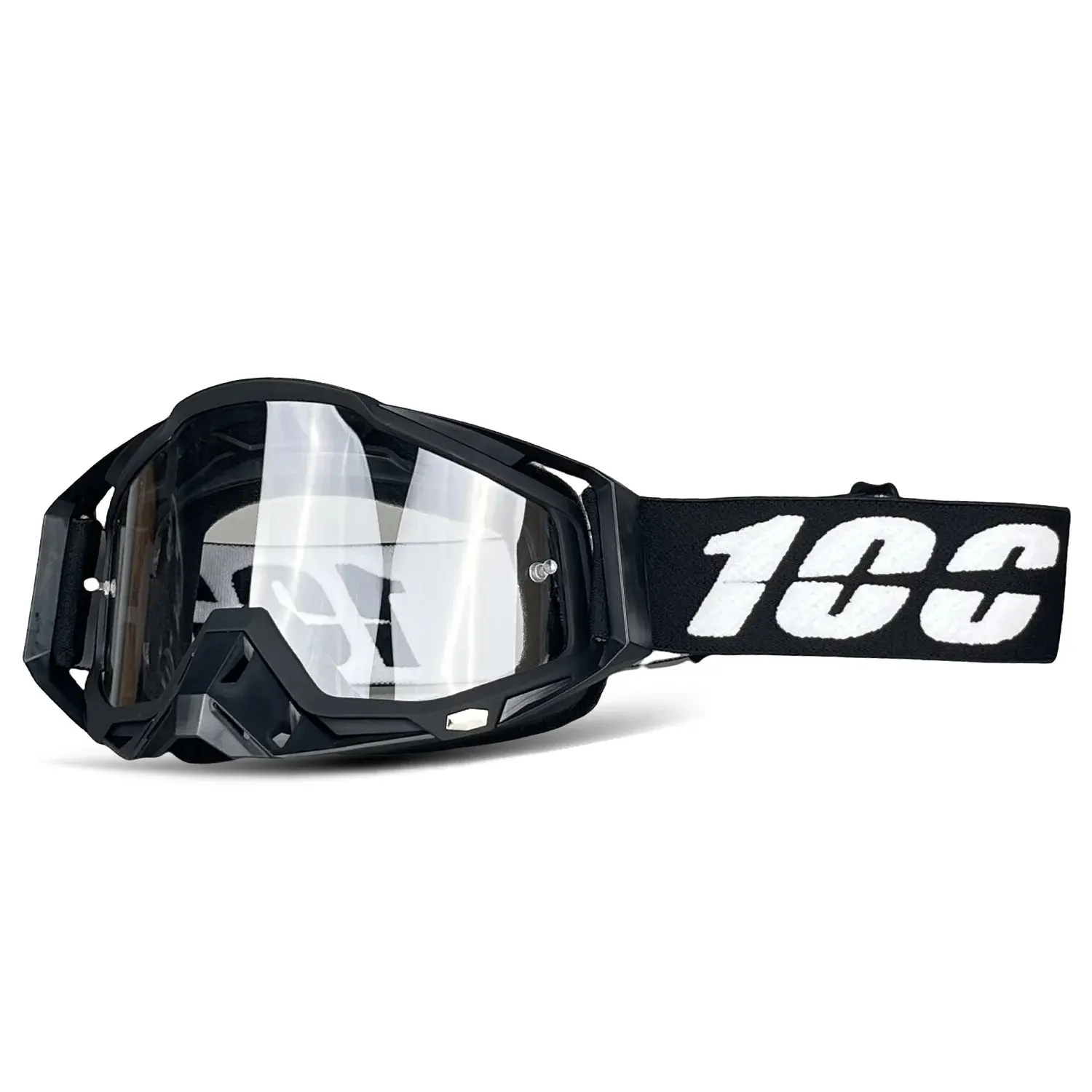 Newest 100 Motorcycle Goggles for Men, Motocross Sunglasses, Safety Protective Mx Night Vision, Helmet Goggles, Driving Glasses, Safety Gear, Off Road Goggles
