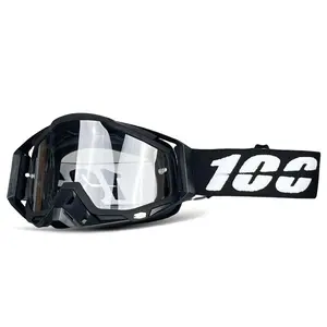 Newest 100 Motorcycle Goggles for Men, Motocross Sunglasses, Safety Protective Mx Night Vision, Helmet Goggles, Driving Glasses, Safety Gear