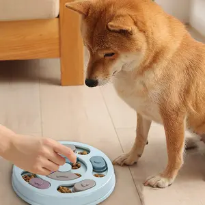 Dog Puzzle Toy, Dog Food Puzzle Feeder Toy, Interactive Dog Toy, Dog Treat Dispenser, Pet Supplies for Smart Training & Mental Enrichment