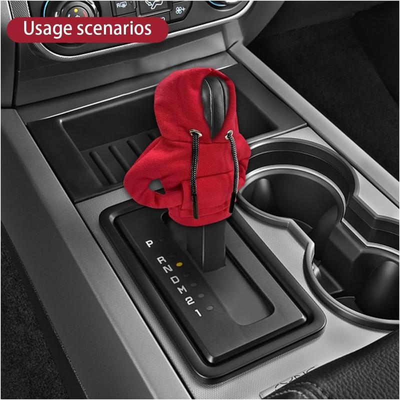 Car Gear Shift Hoodie, Fashionable Gear Shift Knob Cover, Mini Hoodie for Auto Shifter, Auto Interior Cute Gadgets, Universal Car Decoration Accessories