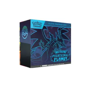Phantasmal Flames Elite Trainer Box (Opened LIVE) Tcg Packs Platinum Trading Cards