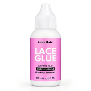Dolahair Lace Glue for Wig Install Waterproof Strong Hold Wig Glue for Front Lace Wig, Invisible Hair Bonding Adhesive Glue Extreme Hold Haircare