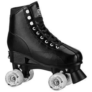 Derby 54mm Adults Beginner Roller Youth Adult Custom Fit Quad Skates Black 7-10