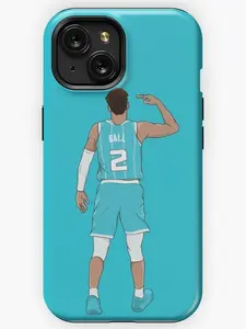 LaMelo Ball Hornets Phone Case, Hand Painted Phone Phone Cases Phone Cover Hard Case Tough 2-piece Phone Case