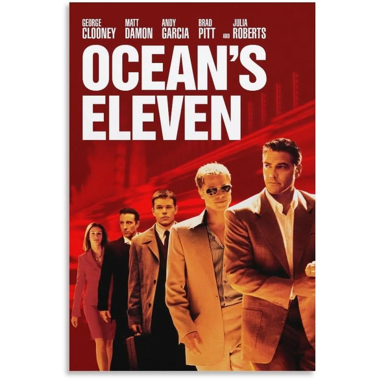 Ocean's Eleven Canvas Wall Art Poster Decorative Bedroom Modern Home Print Picture Artworks Posters