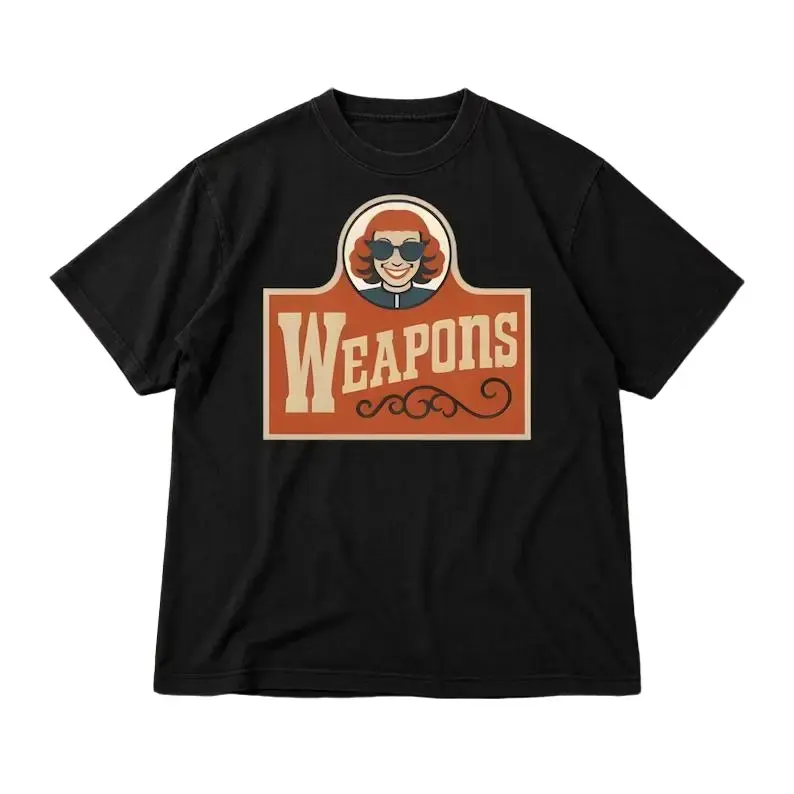 Weapons Zach Cregger Wendy's T-Shirt, Funny Movie Fan Tee, Casual Wear Gift for Movie Lovers Classic Street Style Gift for Birthday Holiday Christmas Halloween Unisex