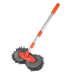 Long Handle Car Cleaning Brush with Double Brushes, Retractable Car Cleaning Mop, Professional Car Washing & Maintenance Supplies