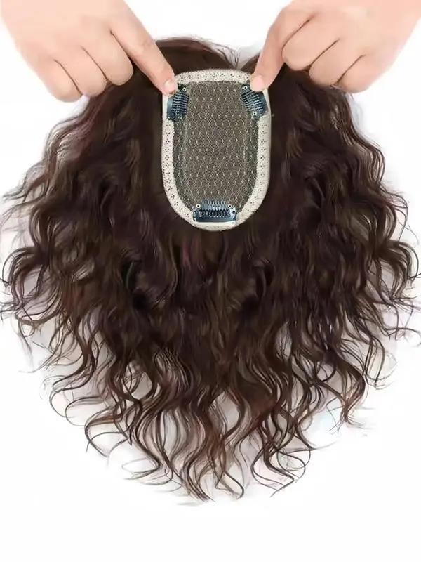 10-inch water ripple clip-in hairpiece, lazy and relaxed vibe fully on point, realistic daily style, no need for perming or dyeing, just change your hairstyle directly.