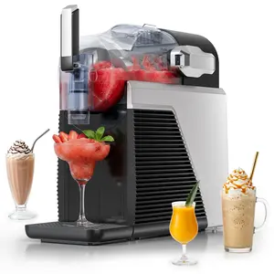 Slushie Machine for Home, Frozen Juice Slush Milkshake, No Ice Needed, Adjustable Hardness, Self-Cleaning Function, Safety Protection, Frozen Drink Maker, SummerWins