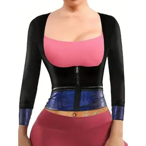 1 Piece Women's Long Sleeve Shaping Sports Shirt for Outdoor Exercise, with Tummy Control and Waist Support, Waist Training Corset Gym Accessories