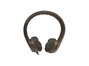 HamiltonBuhl KIDS-BLK Flex-Phones™ Virtually Indestructible Foam Headphones – Black