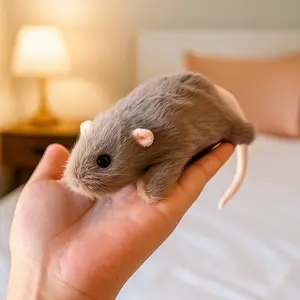 Cute Mouse Plush Toy, Realistic Soft Plush Mouse, Perfect Gift and Decoration, Soft Stuffed Toy for Kids and Collectors