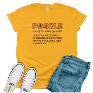 Sgrho Poodle Hand Sign Unisex Shirt - Stylish Greek Fashion For Men And Women Cotton Fit