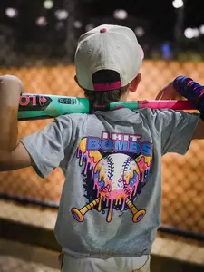 Youth & Adult I Hit Bombs Baseball Funny Sports Player Gift, Game Day Outfit Baseball Lover Matching Tee, Graphic Tee, USA-Made & Printed Apparel	