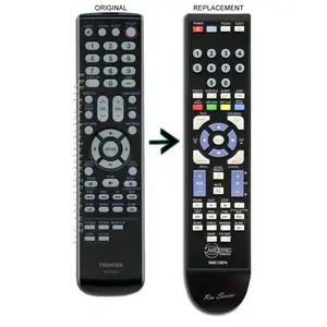 Anderic TV/DVD Remote Control for Toshiba SE-R0305, DC-LWB1, and others - RMC10674