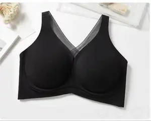 Everyday Wireless Bra for Women – Soft, Comfortable, Seamless, Full Coverage minimizer  bra Minimalist push up bra Nylon