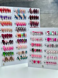 Mommy & Me Mystery Press On Nails Box: Handmade Reusable Nail Sets. Surprise box.