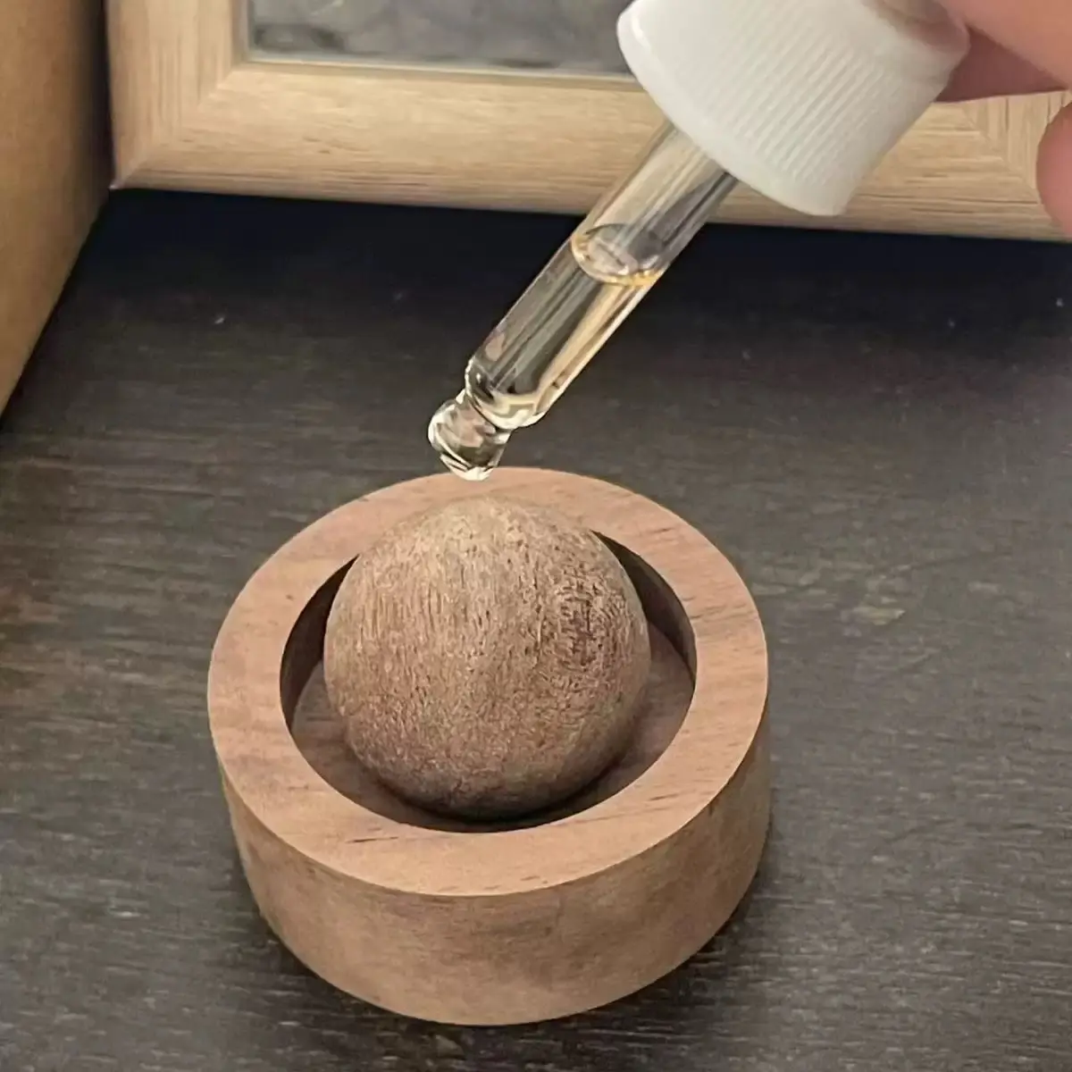 Walnut Wood Spherical Diffuser