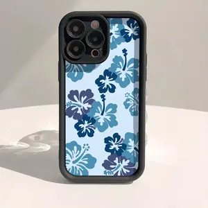 Floral Pattern Phone Case, Anti-drop Shockproof Durable Phone Protective Cover, Phone Accessory Compatible with iPhone 7 8 X XR XS 11 12 13 14 15 Pro Max
