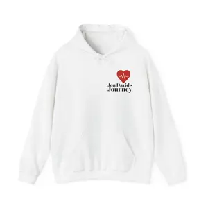 Heartfelt Journey Sweatshirt - Inspirational Gift for Love, Faith, Recovery, Unisex Hoodie with Custom Text, Psalm 73:26, Heartbeat [...]