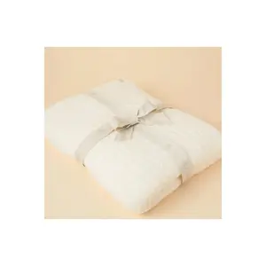 Solid Rib Marshmallow Blanket
