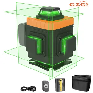 GZG 16 Lines Rechargeable Laser Level for Construction, Accurate Measurement Tool, Easy-To-Use Design, Ideal for DIY Projects & Professional Work