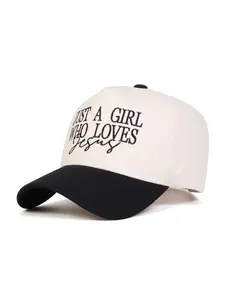 Unisex Just a Girl Who Loves Baseball Cap, Adjustable Sun Protection Casual Hat for Men and Women, Spring & Fall Outdoor Travel Beach Party