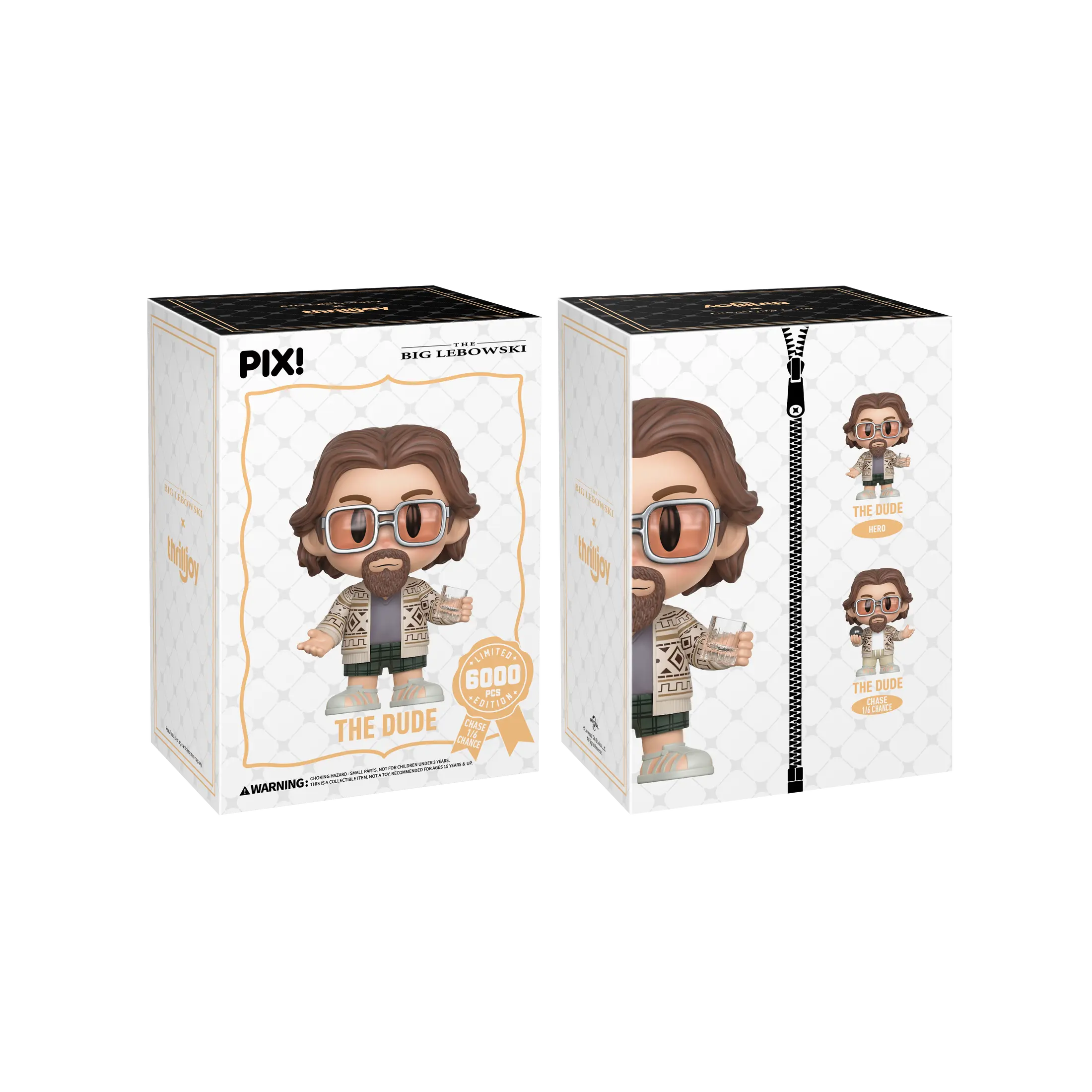 Thrilljoy PIX! The Big Lebowski The Dude LE 6000 Collectible Blind Box Vinyl Figure
