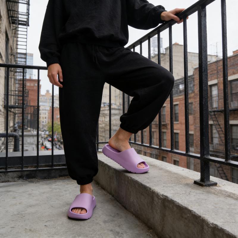 Lumubby Pillow Slippers for Women & Men Non-Slip Quick-Drying EVA Material Ultra Cushion 1.7-inch Thick Sole Breathable Anti-Slip Textured Style Shower Slides Lumubby Pillow Slippers for Women & Men Non-Slip Quick-Drying EVA Material Ultra Cushion 1.7-inch Thick Sole Breathable Anti-Slip Textured Style Shower Slides