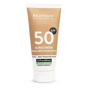 Mineral SPF 50 Sunscreen | with Aloe Vera | Vegan and Cruelty-Free, Hawaii 104 Reef Act Compliant | Broad Spectrum with UVA/UVB Protection | 3.3 FL OZ