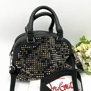 Pre-owned christian louboutin As Shown Tote Bags Panettone Small Spiked Satchel AG825