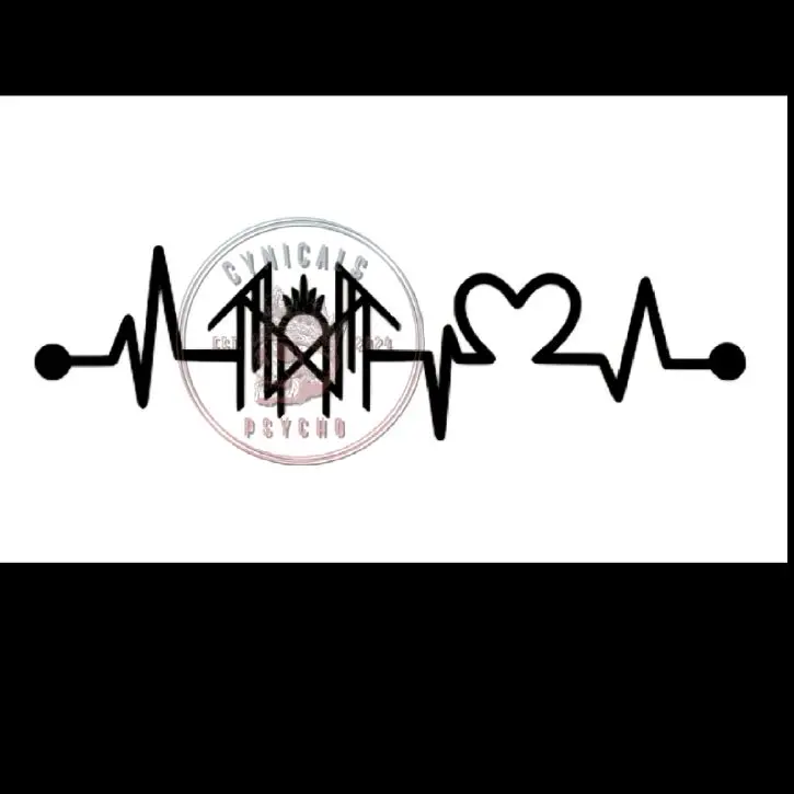 Sleep Token Sigil Heartbeat Vehicle Decal - Water & Weather Resistant, Easy Application, Long Lasting Design for Smooth Surfaces Personalized