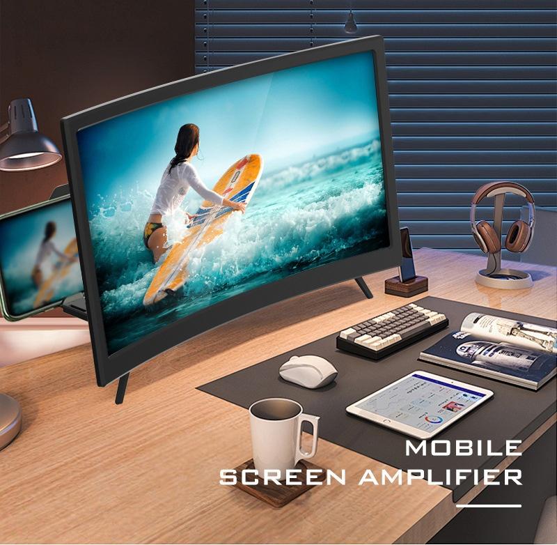 14-Inch Universal Plastic TV & Smartphone Screen Amplifier - with Audio Enhancement for Phones & Electronics